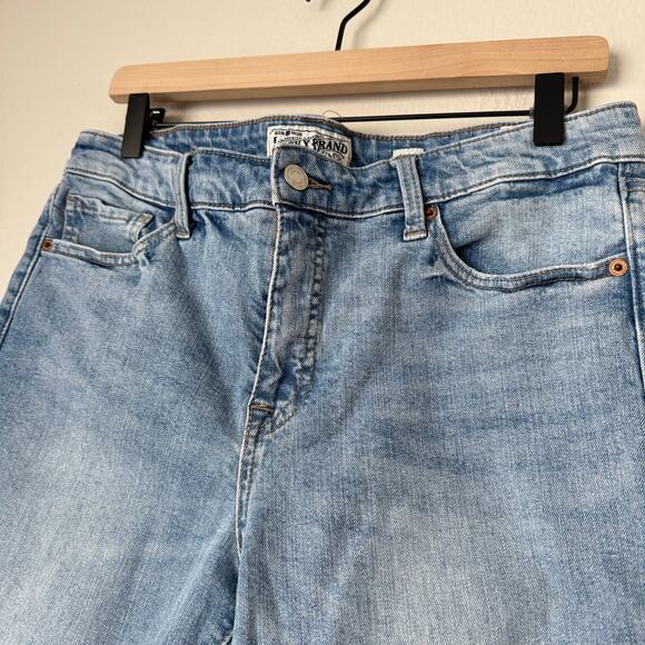 Lucky Brand Womens Ava Crop Light Wash Mid Rise Jean Denim Pants Size 12/31 - Picture 4 of 10